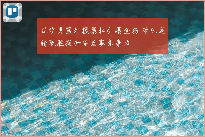 辽宁男篮外援暴扣引爆全场 带队逆转取胜提升季后赛竞争力